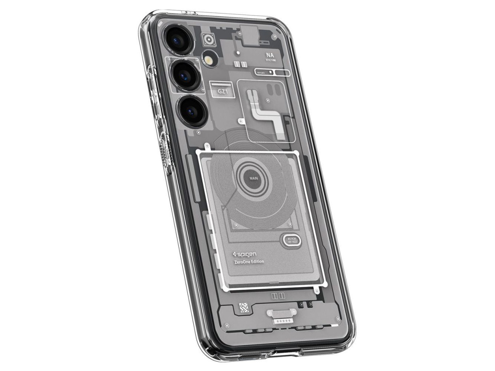 Funda Spigen Ultra Hybrid para Samsung Galaxy S24 Zero One - Blanca