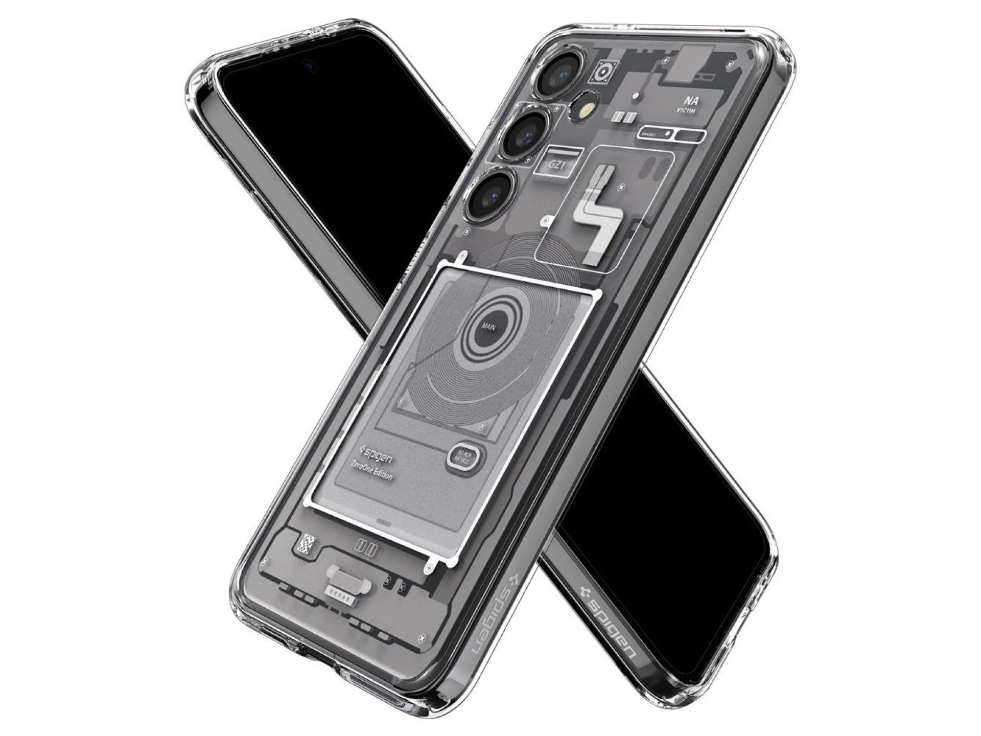 Funda Spigen Ultra Hybrid para Samsung Galaxy S24 Zero One - Blanca
