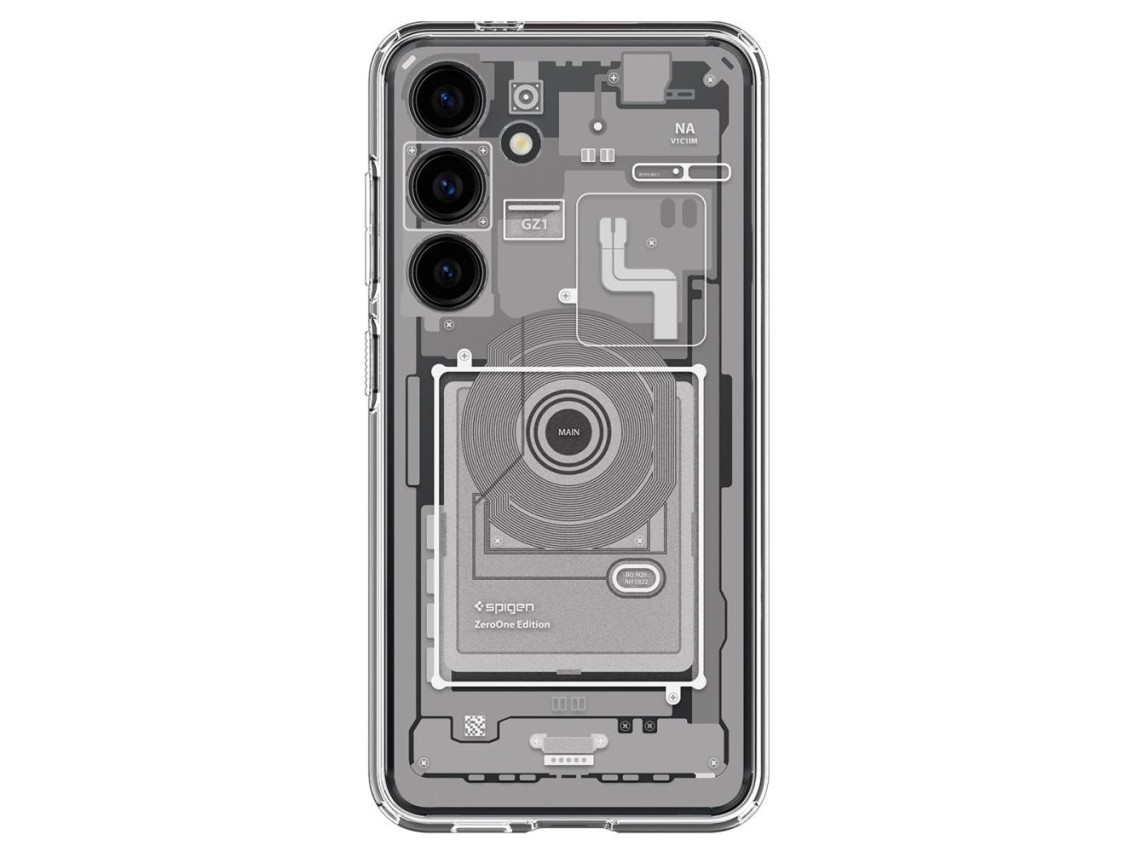 Funda Spigen Ultra Hybrid para Samsung Galaxy S24 Zero One - Blanca
