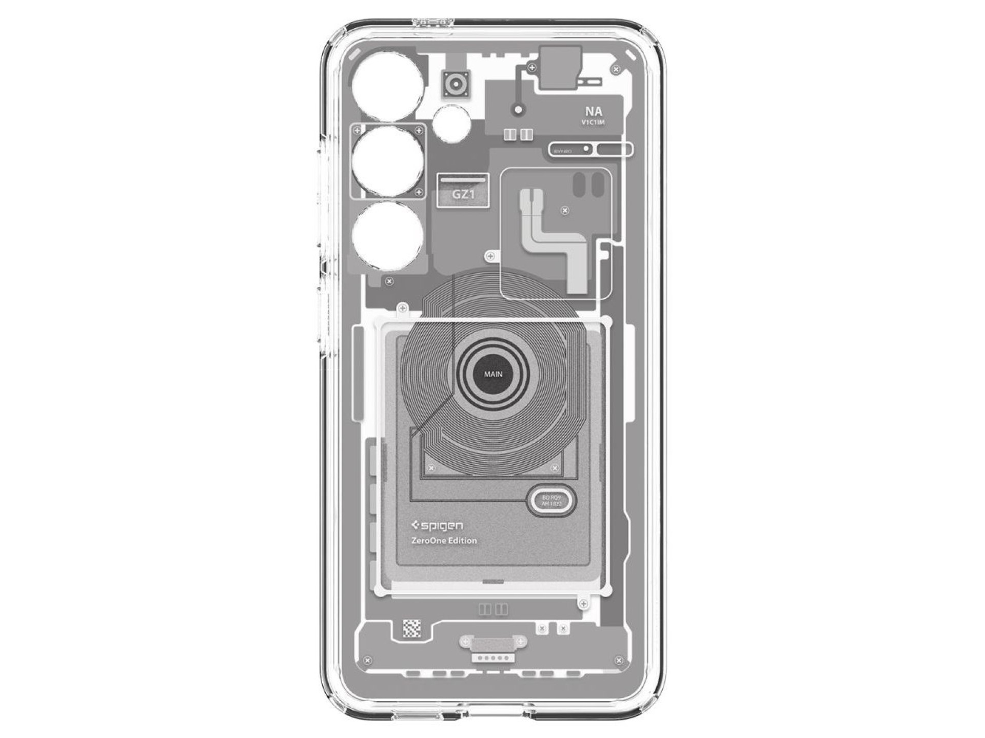 Funda Spigen Ultra Hybrid para Samsung Galaxy S24 Zero One - Blanca