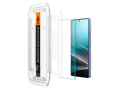 Protector de pantalla de vidrio templado Spigen Glas.tR EZ FIT (paquete de 2) para Samsung Galaxy S2