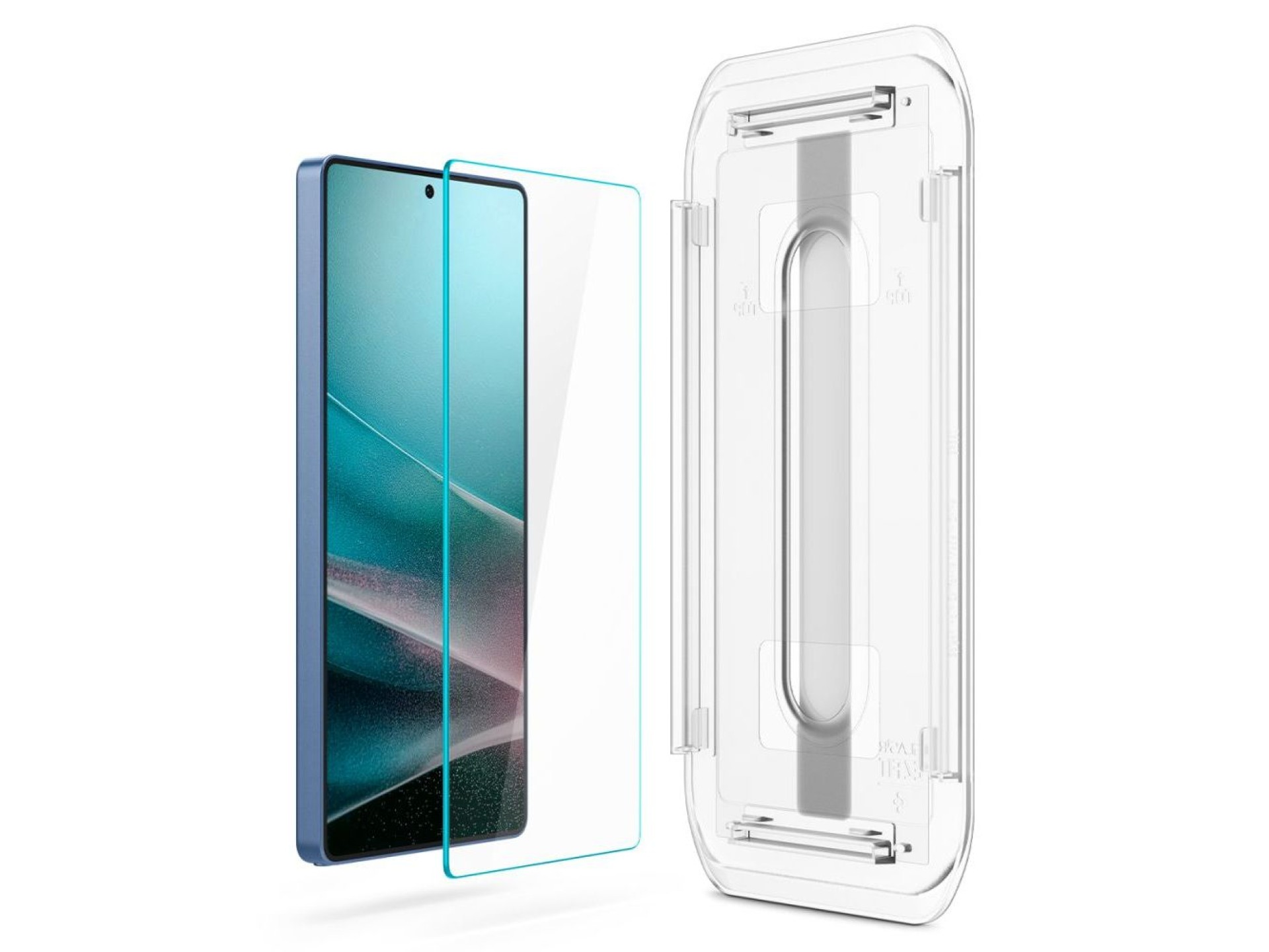 Protector de pantalla de vidrio templado Spigen Glas.tR EZ FIT (paquete de 2) para Samsung Galaxy S2