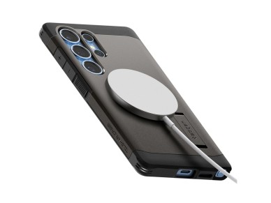 Funda Spigen Tough Armor MagSafe para Samsung Galaxy S25 Ultra - Gris Funda Spigen Tough Armor MagSafe para Samsung Galaxy S25 Ultra - Gris
