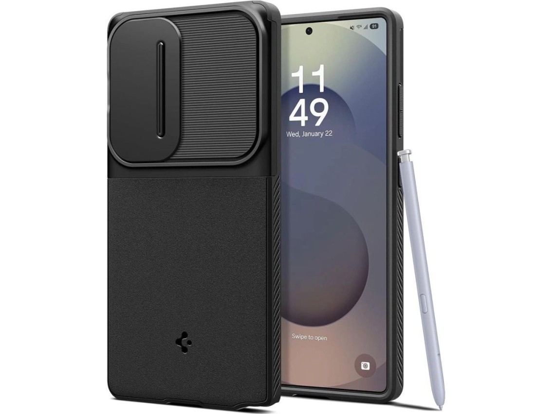 Spigen Optik Armor Case for Samsung Galaxy S25 Ultra - Black