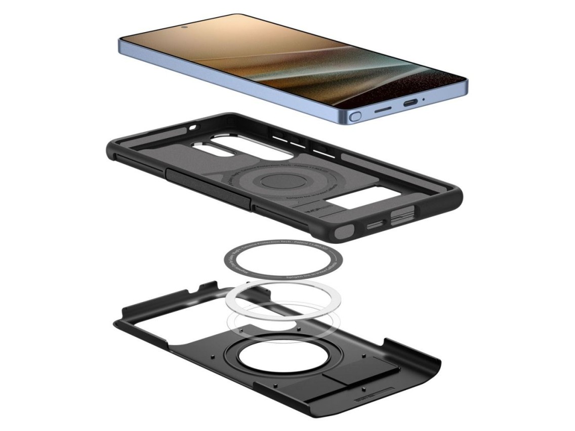 Spigen Slim Armor Mag MagSafe Case for Samsung Galaxy S25 Ultra - Black