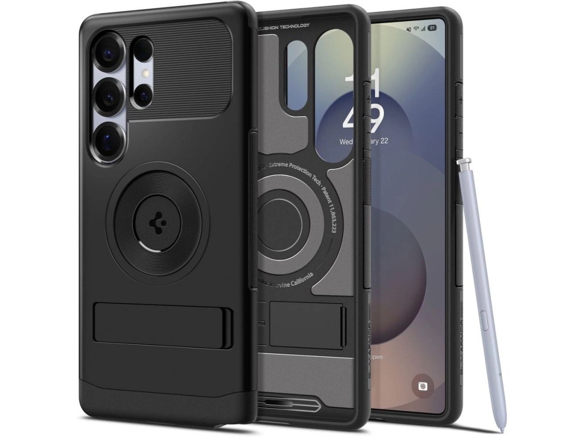 Spigen Slim Armor Mag MagSafe Case for Samsung Galaxy S25 Ultra - Black