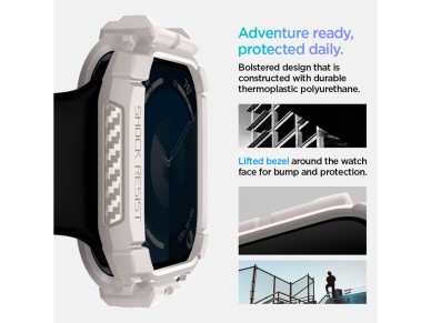 Pulseira Spigen Rugged Armor para Apple Watch 10 46mm - Bege