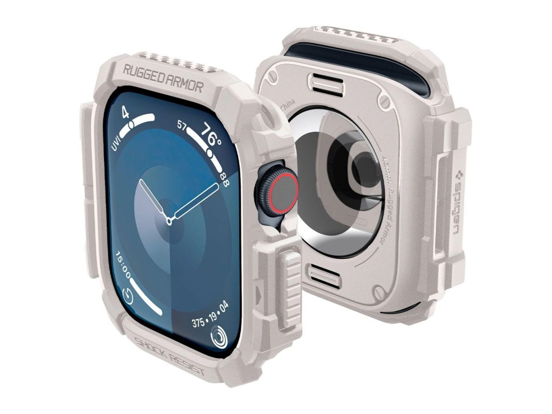 Pulseira Spigen Rugged Armor para Apple Watch 10 46mm - Bege