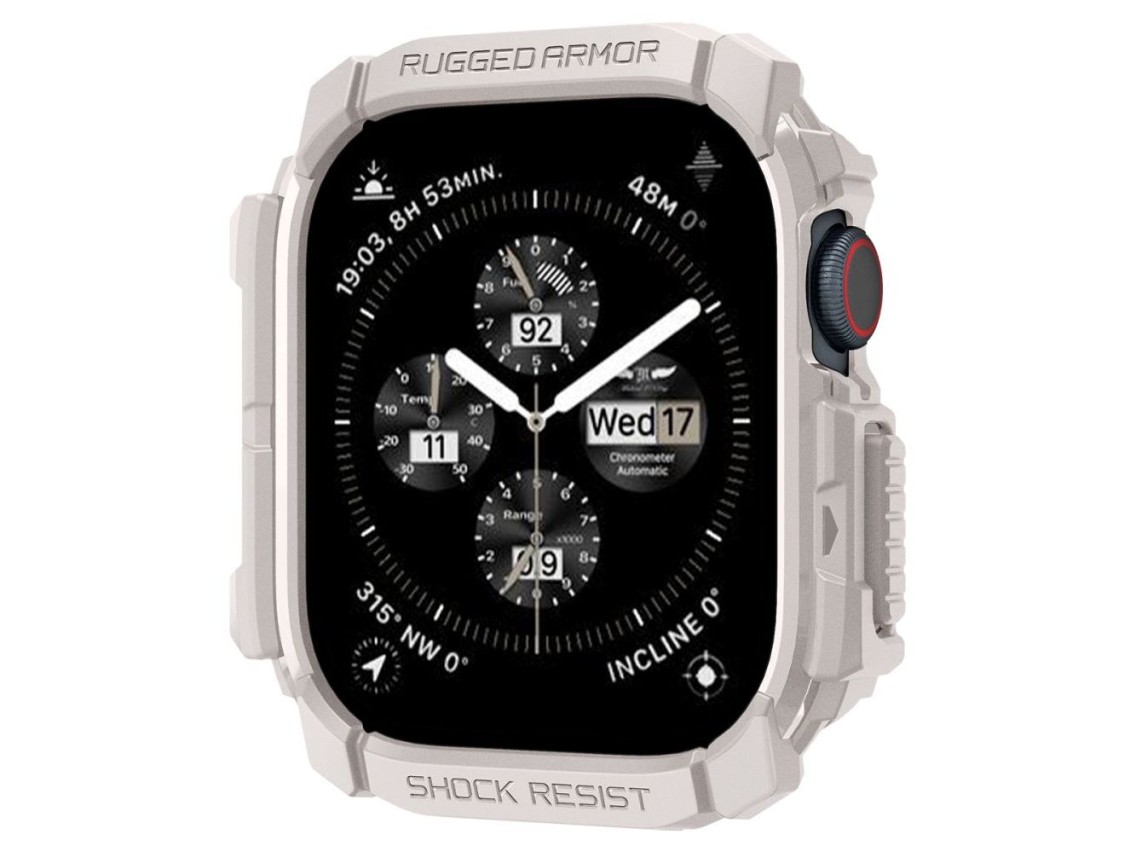 Pulseira Spigen Rugged Armor para Apple Watch 10 46mm - Bege