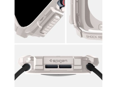 Pulseira Spigen Rugged Armor para Apple Watch 10 46mm - Bege
