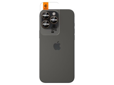Spigen Optik Pro GLAS.TR ”EZ FIT” Camera Protector 2-PACK for iPhone 16 Pro / Pro Max - Spigen Optik Pro GLAS.TR ”EZ FIT” Camera Protector 2-PACK for iPhone 16 Pro / Pro Max -