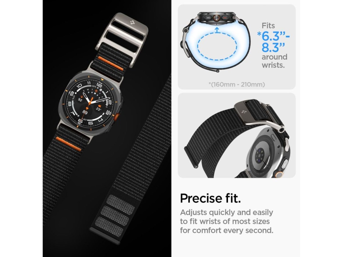 Correa Spigen DuraPro para Samsung Galaxy Watch Ultra de 47 mm - Negra