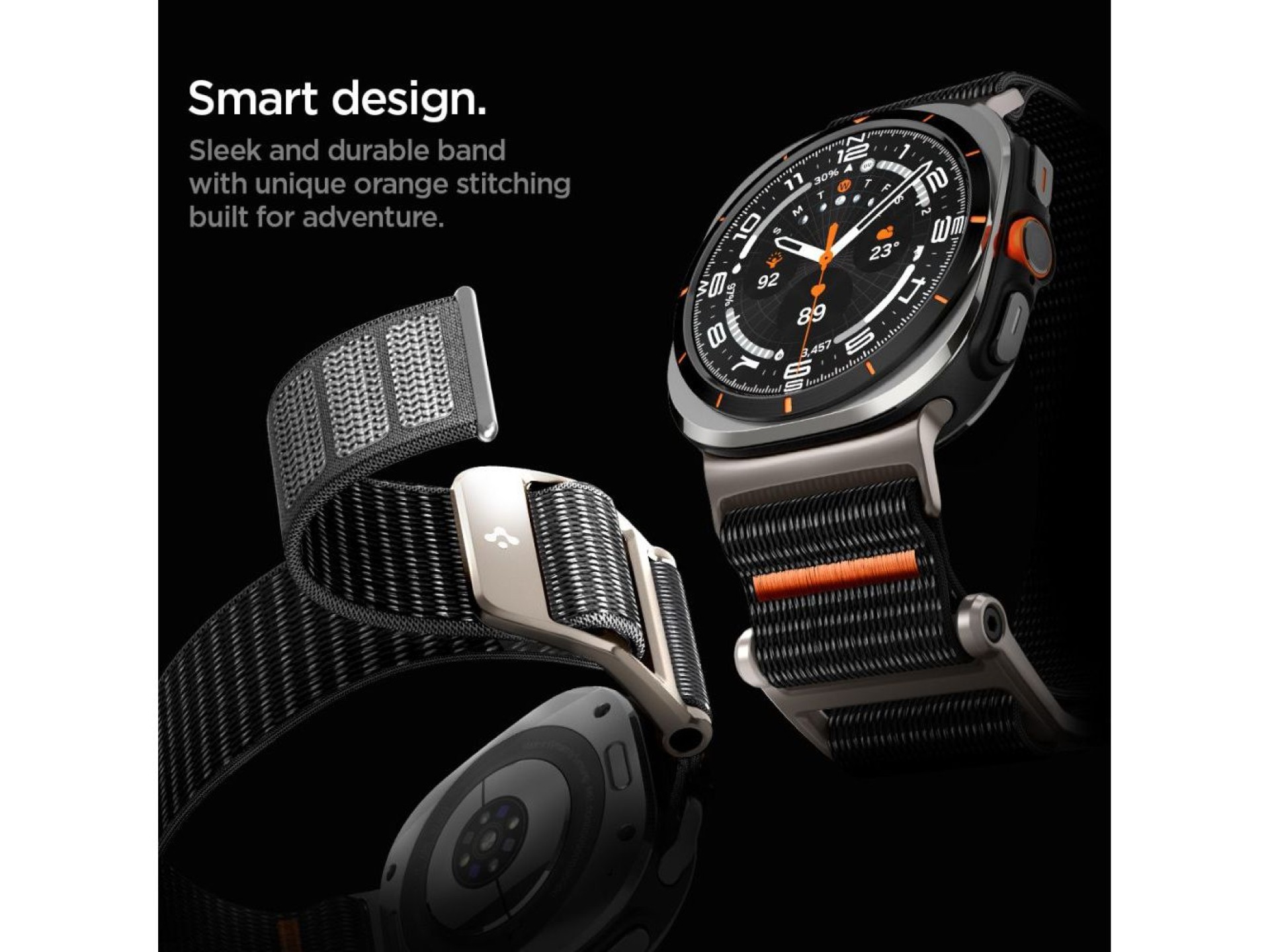 Correa Spigen DuraPro para Samsung Galaxy Watch Ultra de 47 mm - Negra