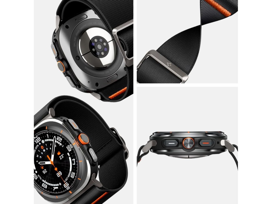 Correa Spigen Fit Lite para Galaxy Watch Ultra de 47 mm - Negra