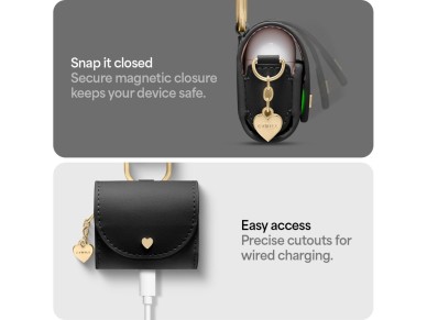 Bolsa Spigen Cyrill Mini para AirPods 4 - Negra Bolsa Spigen Cyrill Mini para AirPods 4 - Negra
