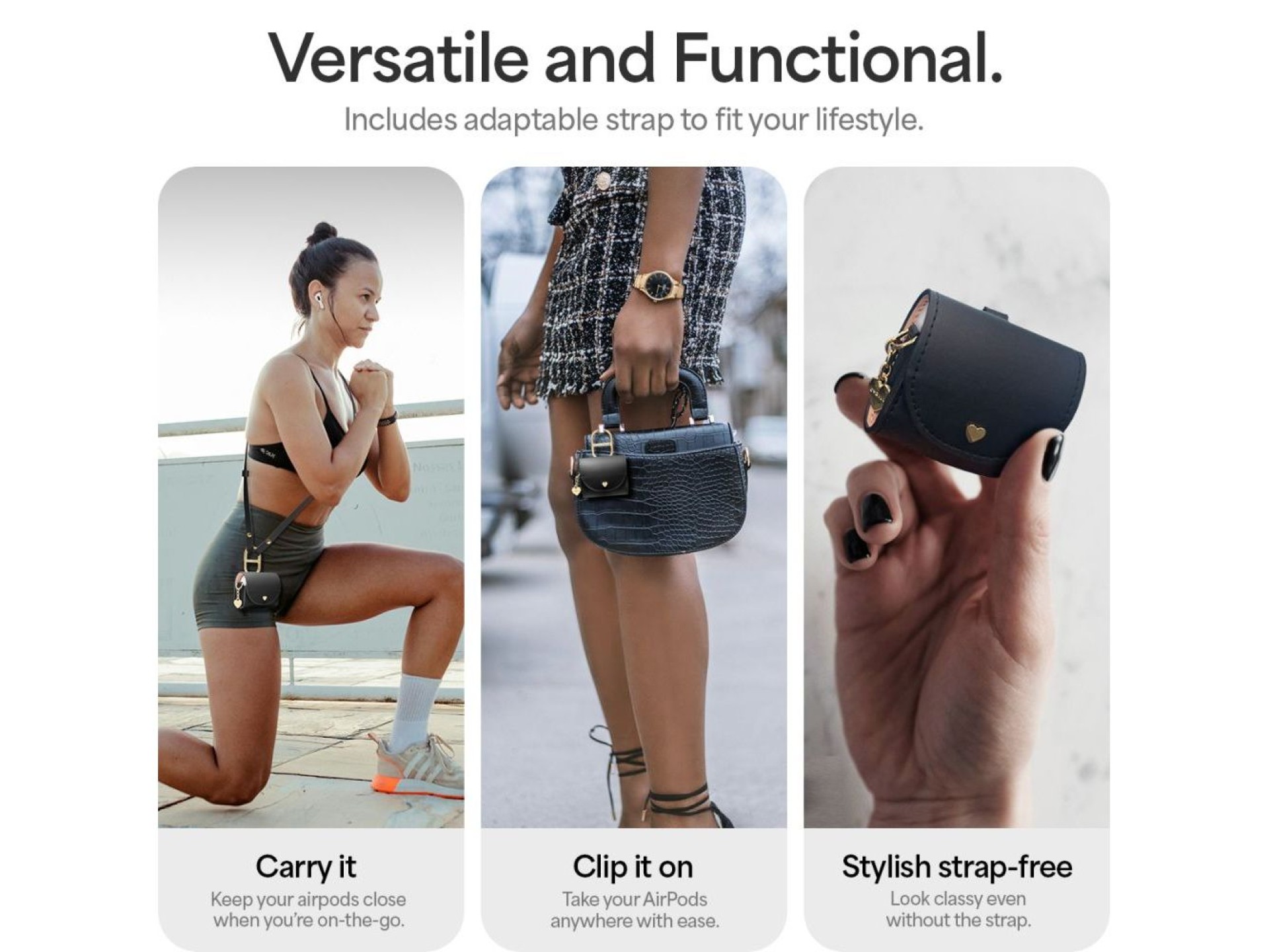 Spigen Cyrill Mini Bag for AirPods 4 - Black