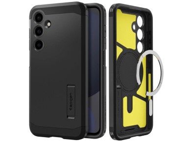 Funda Spigen Tough Armor MagSafe para Samsung Galaxy S24 FE - negra