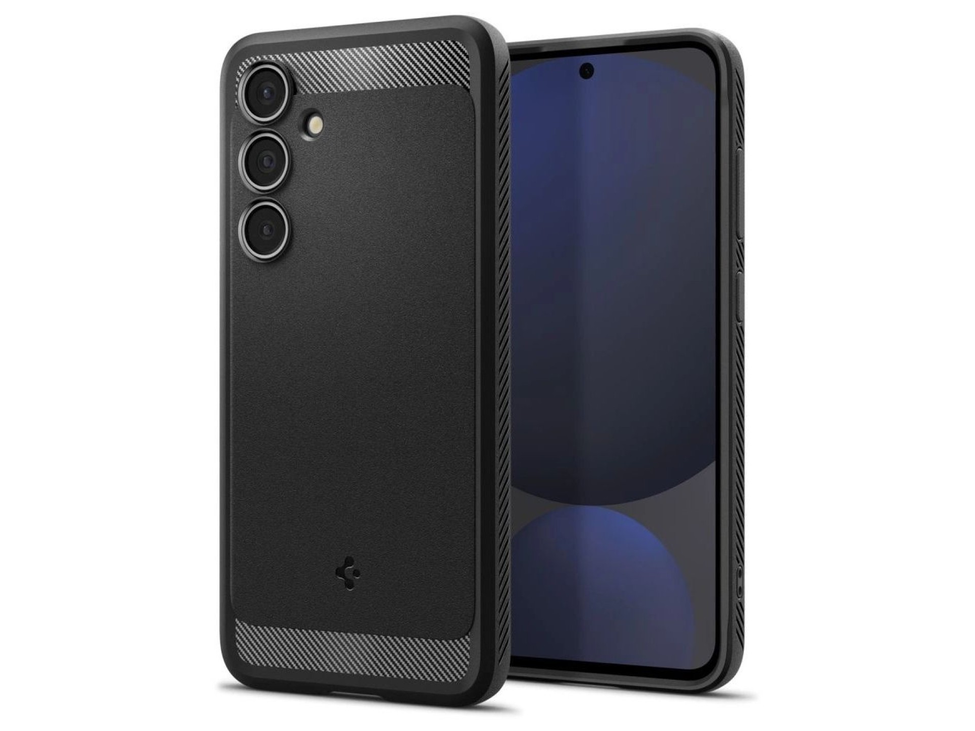 Capa Spigen Rugged Armor para Samsung Galaxy S24 FE - Preta