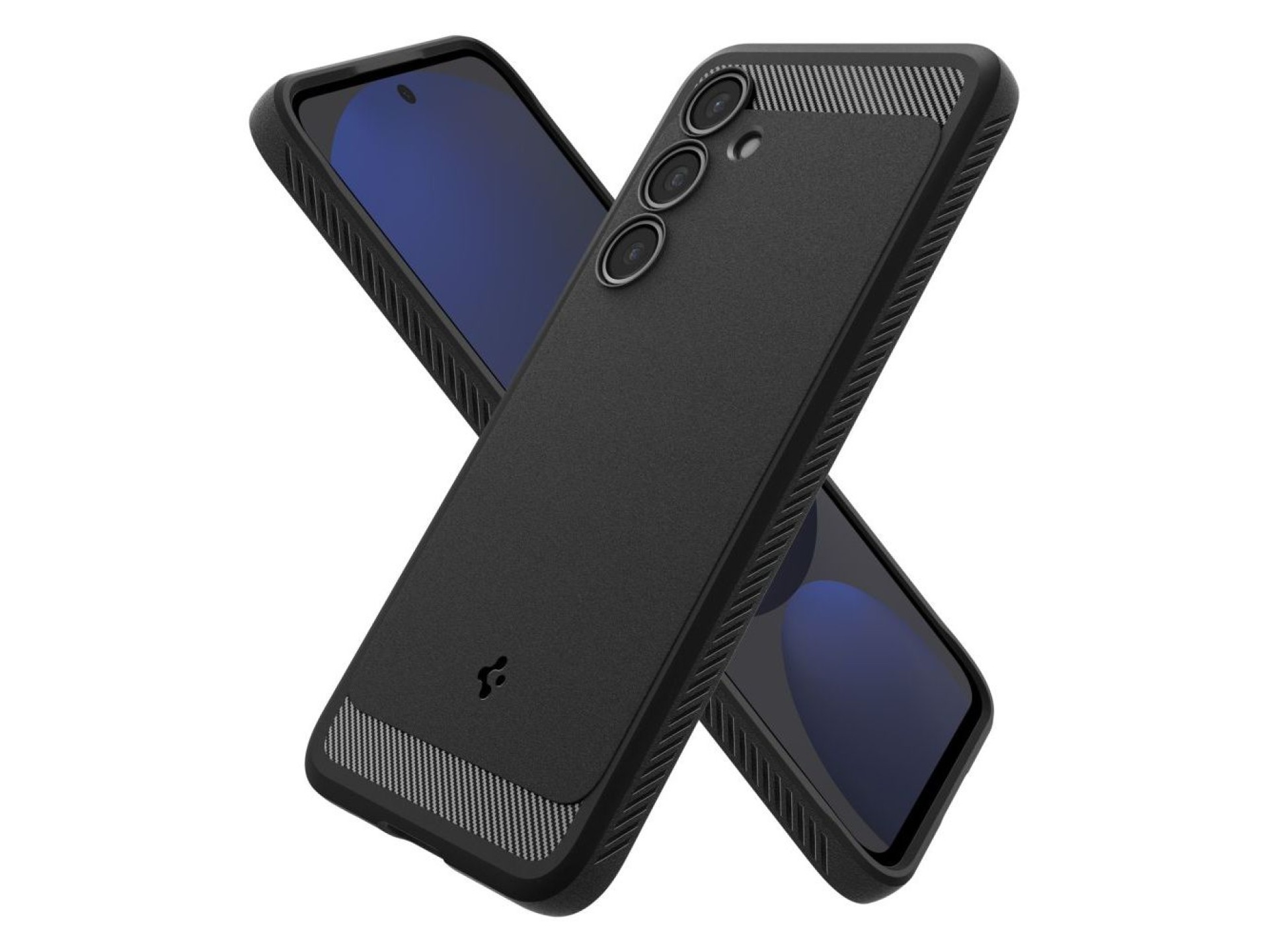 Capa Spigen Rugged Armor para Samsung Galaxy S24 FE - Preta