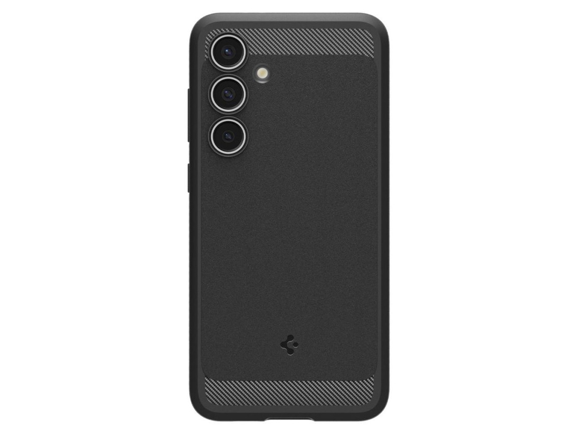 Capa Spigen Rugged Armor para Samsung Galaxy S24 FE - Preta