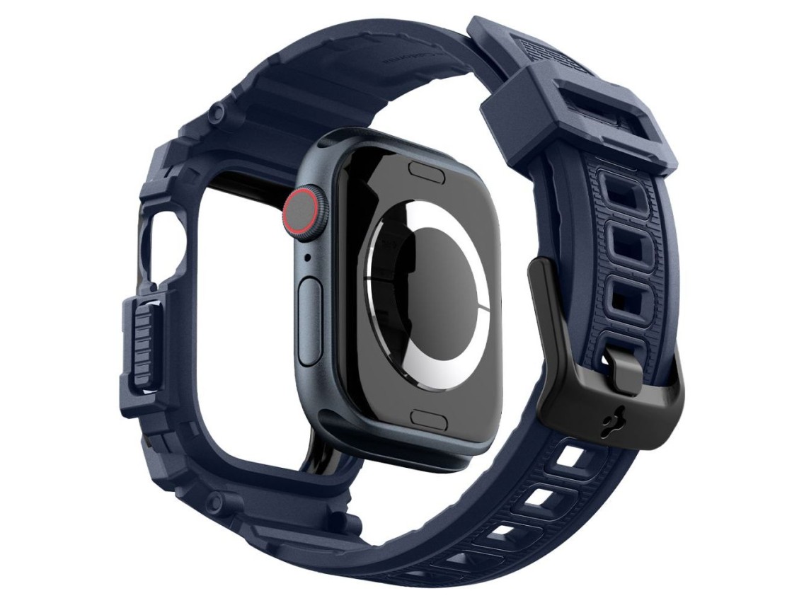 Correa Spigen Rugged Armor "Pro" para Apple Watch de 46 mm - Azul