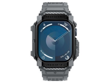 Spigen Rugged Armor Case for Apple Watch 10 46mm - Gray Spigen Rugged Armor Case for Apple Watch 10 46mm - Gray