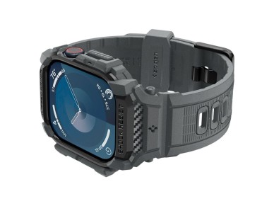 Spigen Rugged Armor Case for Apple Watch 10 46mm - Gray Spigen Rugged Armor Case for Apple Watch 10 46mm - Gray