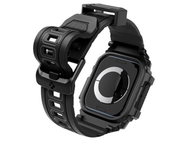 Capa Spigen Rugged Armor para Apple Watch 10 46mm - Preta Capa Spigen Rugged Armor para Apple Watch 10 46mm - Preta