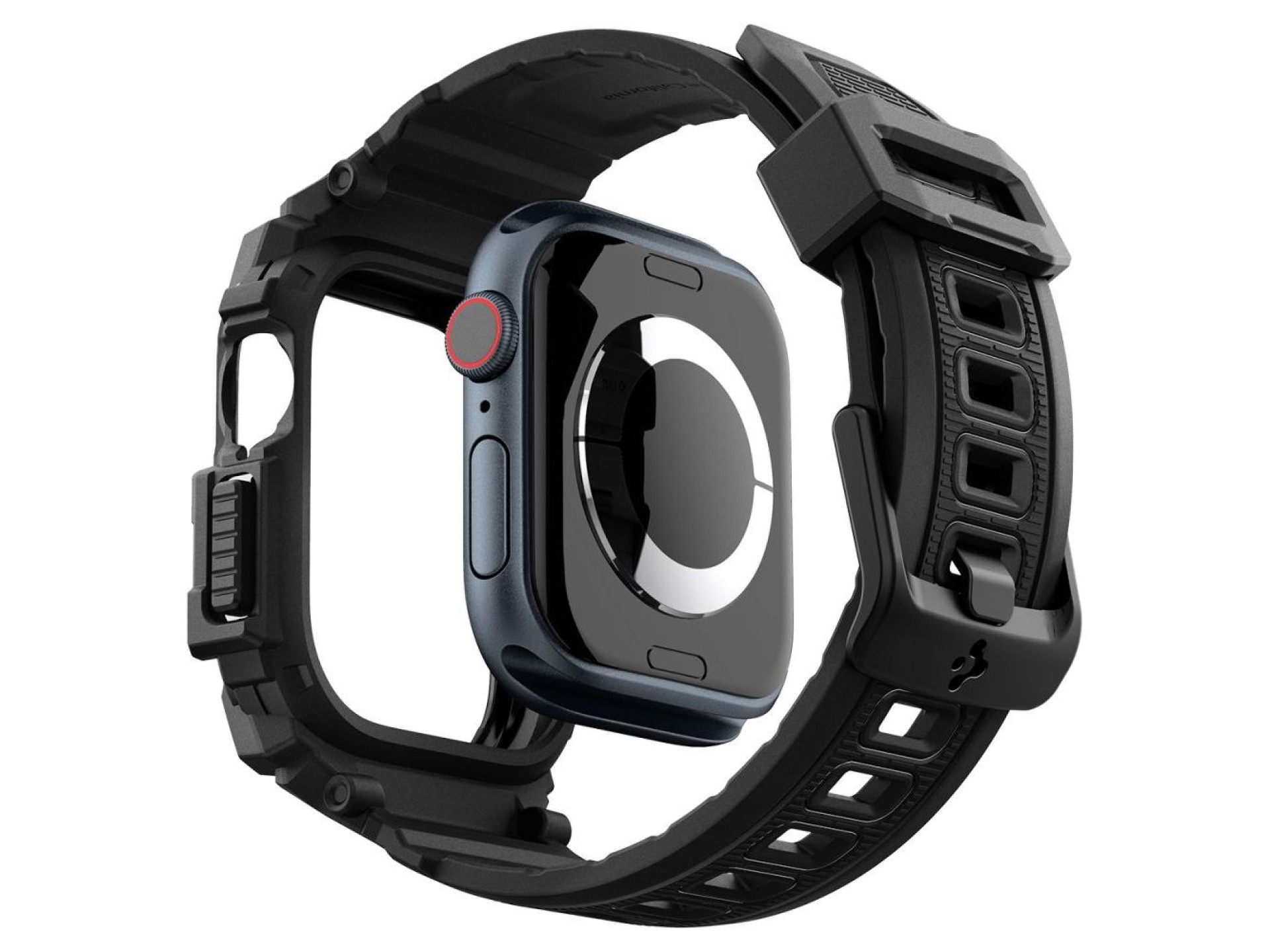 Spigen Rugged Armor Case for Apple Watch 10 46mm - Black