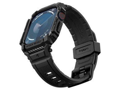 Capa Spigen Rugged Armor para Apple Watch 10 46mm - Preta Capa Spigen Rugged Armor para Apple Watch 10 46mm - Preta