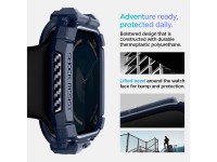 Spigen Rugged Armor Case for Apple Watch 10 46mm - Navy Blue Spigen Rugged Armor Case for Apple Watch 10 46mm - Navy Blue