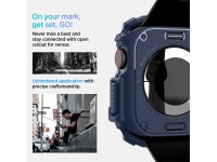 Spigen Rugged Armor Case for Apple Watch 10 46mm - Navy Blue Spigen Rugged Armor Case for Apple Watch 10 46mm - Navy Blue