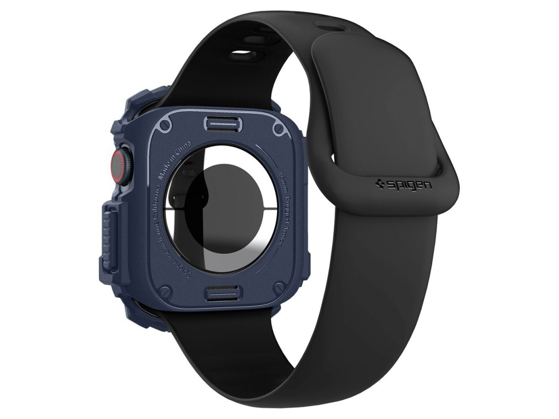 Spigen Rugged Armor Case for Apple Watch 10 46mm - Navy Blue