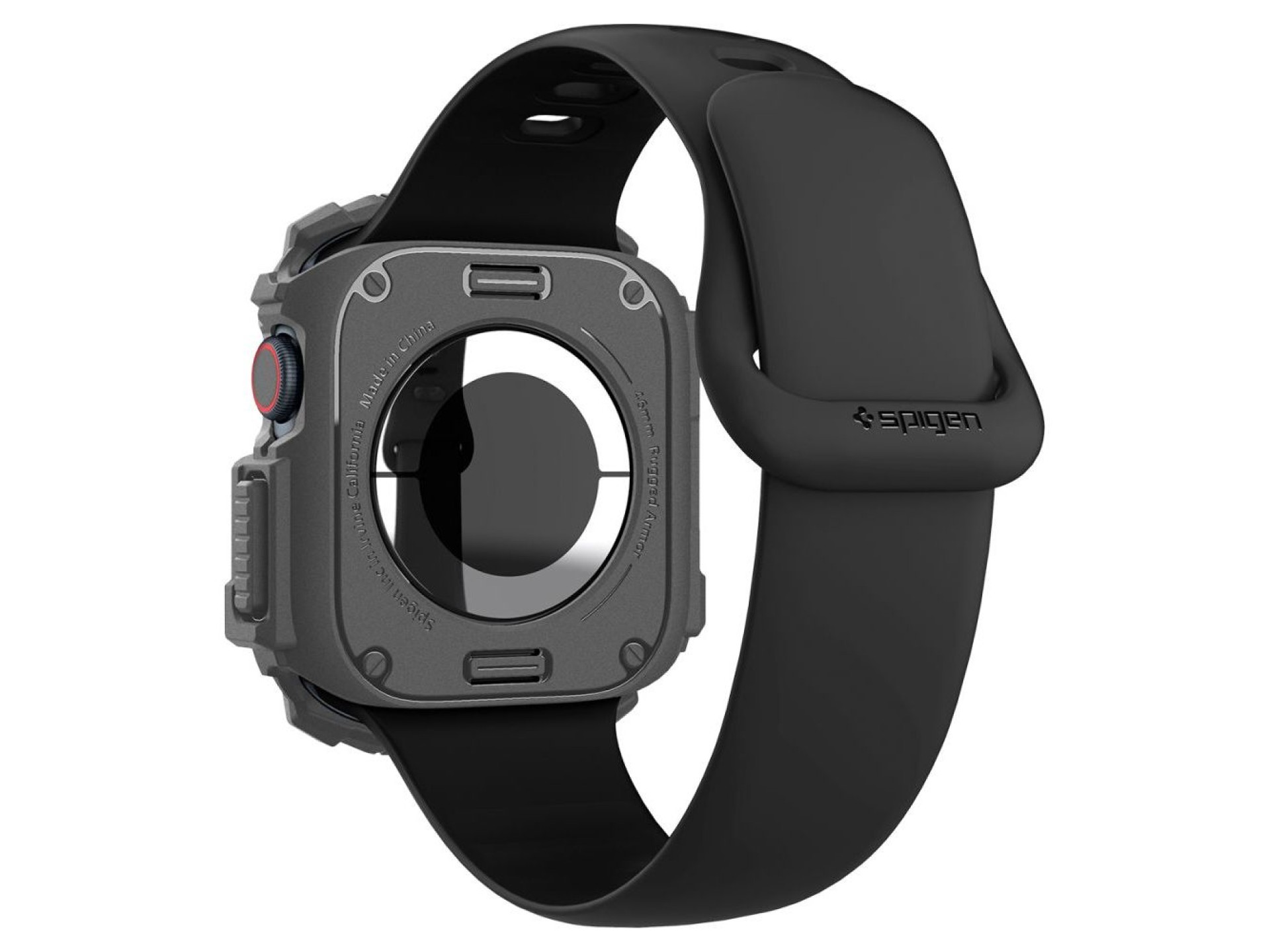 Capa Spigen Rugged Armor para Apple Watch 10 46mm - Cinza