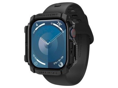 Spigen Rugged Armor Case for Apple Watch 10 46mm - Black Spigen Rugged Armor Case for Apple Watch 10 46mm - Black