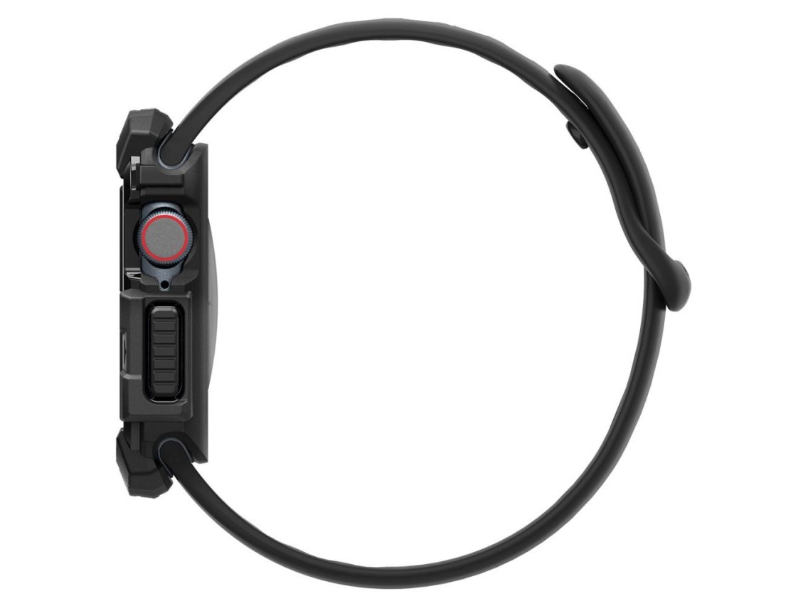 Capa Spigen Rugged Armor para Apple Watch 10 46mm - Preta