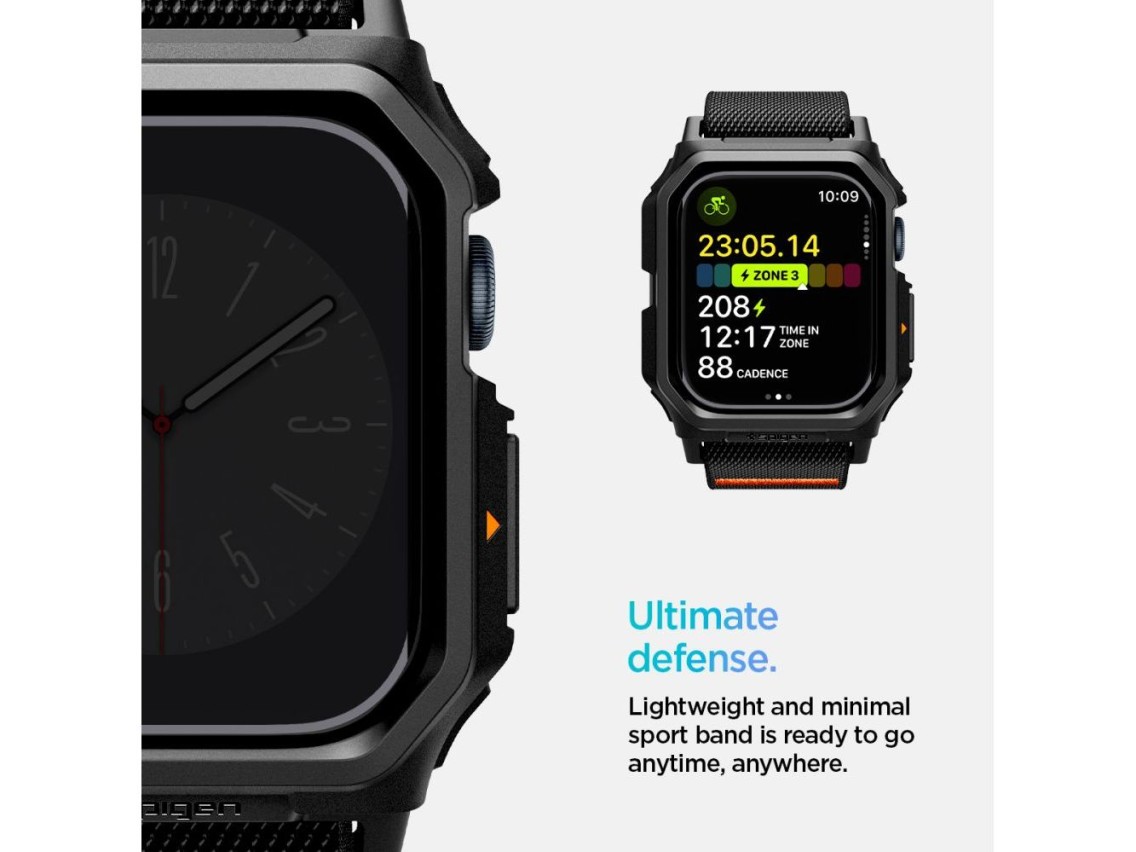 Pulseira Spigen Lite Fit "PRO" para Apple Watch 10 42mm - Preta