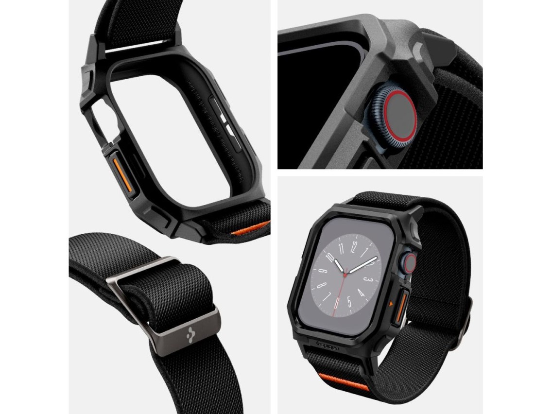 Pulseira Spigen Lite Fit "PRO" para Apple Watch 10 42mm - Preta