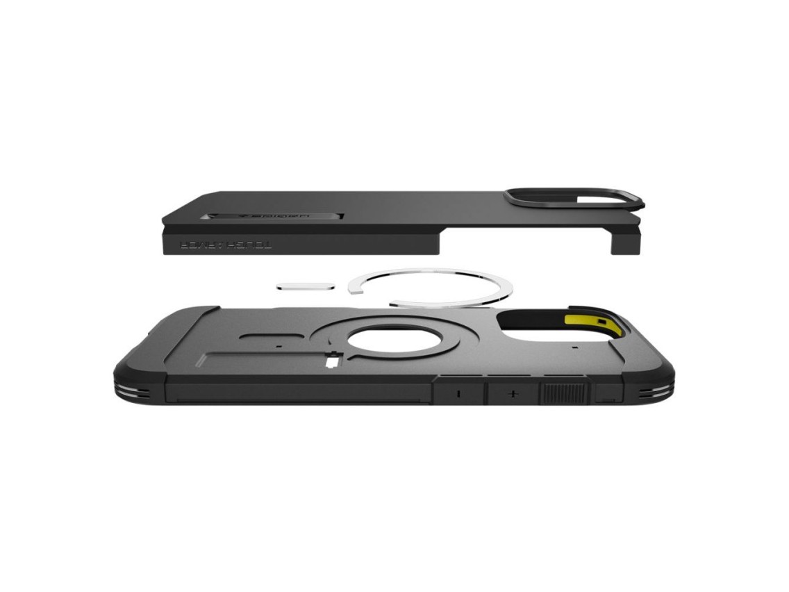 Funda Spigen Tough Armor "T" MagSafe para iPhone 16 Pro Max - negra