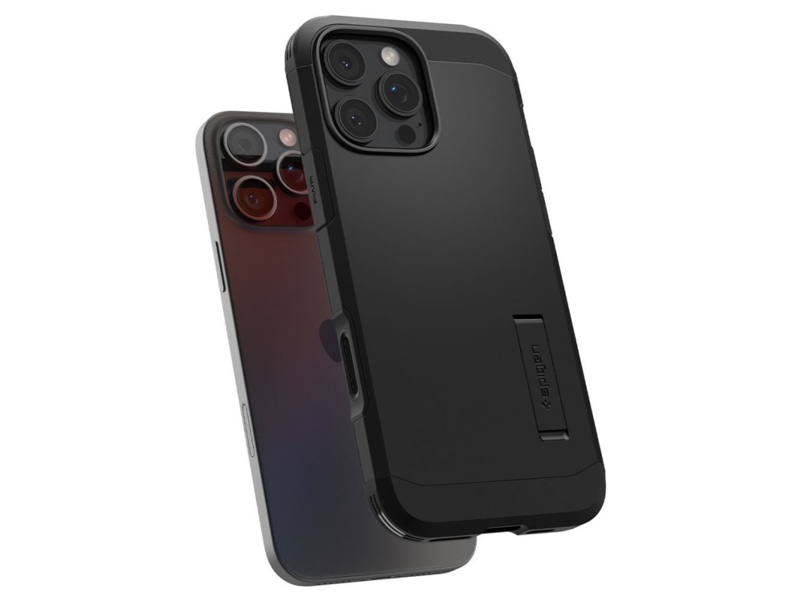 Funda Spigen Tough Armor "T" MagSafe para iPhone 16 Pro Max - negra