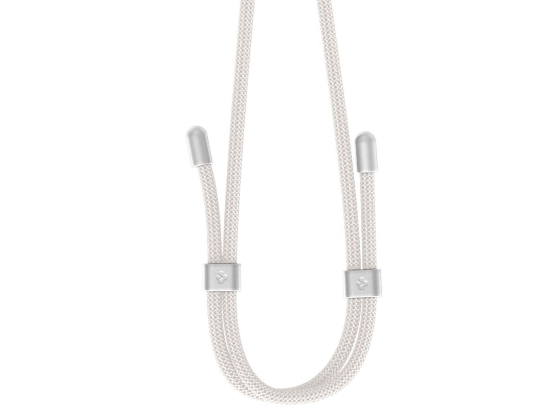 Conjunto universal de cordón y colgante Spigen - Blanco