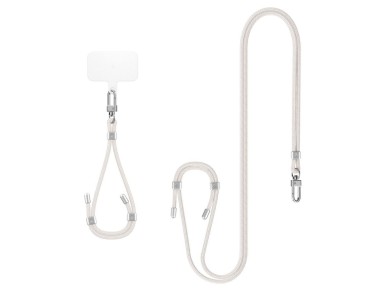 Spigen Universal Set Lanyard and Pendant - White