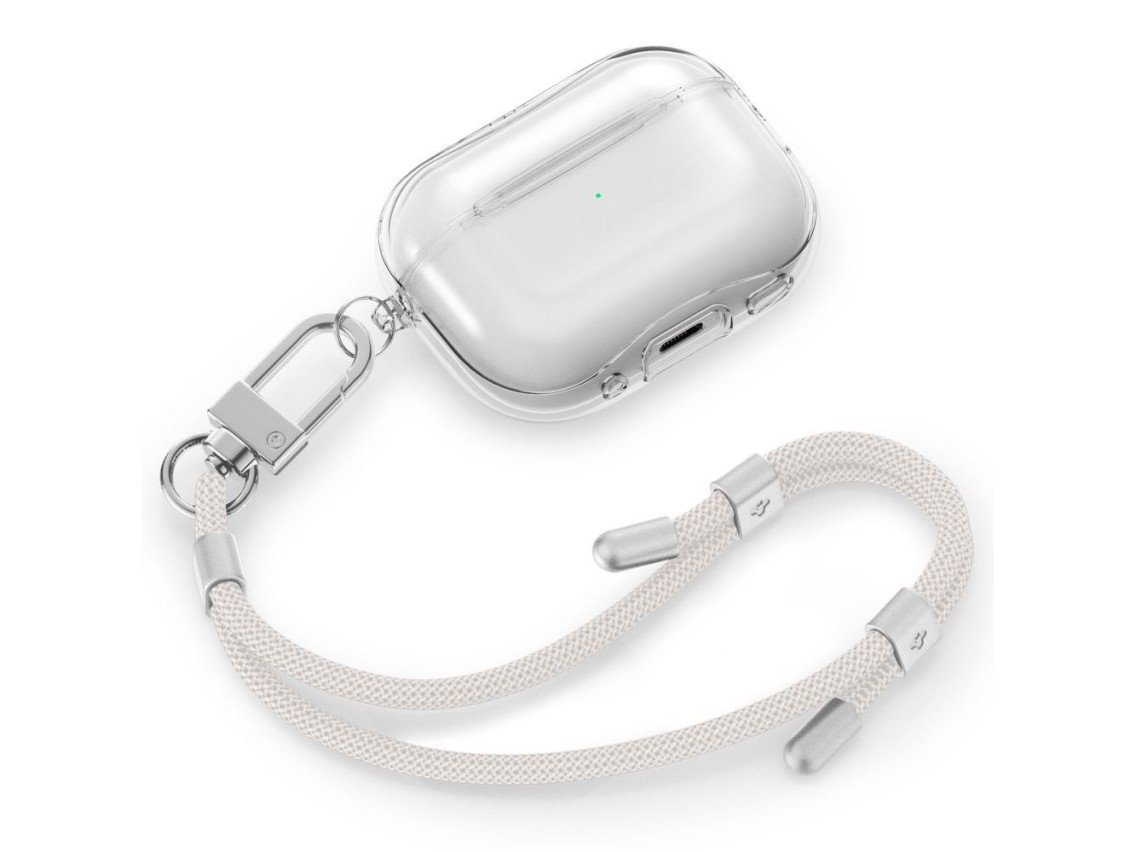 Conjunto universal de cordón y colgante Spigen - Blanco