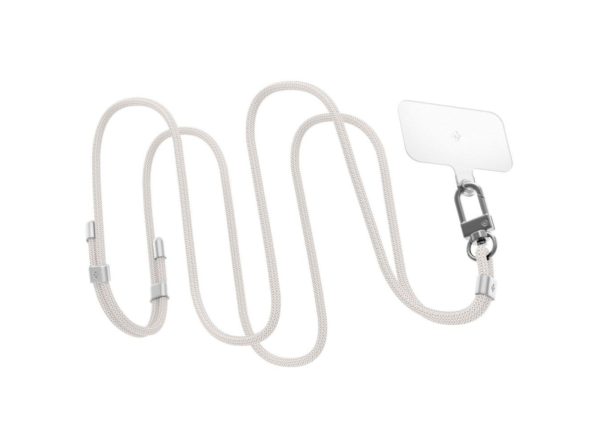 Conjunto universal de cordón y colgante Spigen - Blanco