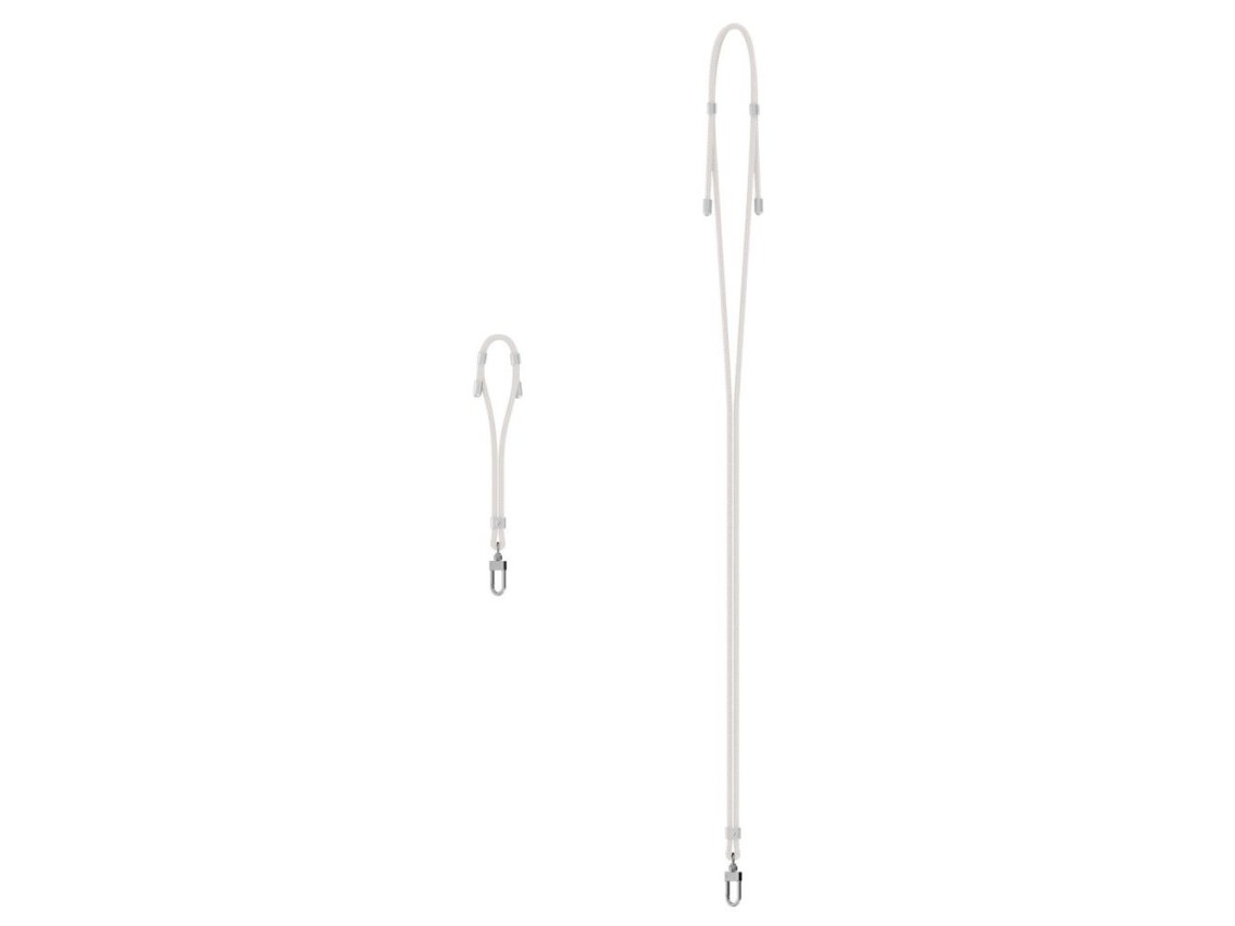 Conjunto universal de cordón y colgante Spigen - Blanco