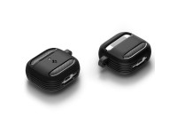 Funda Spigen Rugged Armor para AirPods 4 - Negra Funda Spigen Rugged Armor para AirPods 4 - Negra