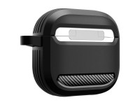 Funda Spigen Rugged Armor para AirPods 4 - Negra Funda Spigen Rugged Armor para AirPods 4 - Negra