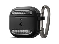 Funda Spigen Rugged Armor para AirPods 4 - Negra Funda Spigen Rugged Armor para AirPods 4 - Negra