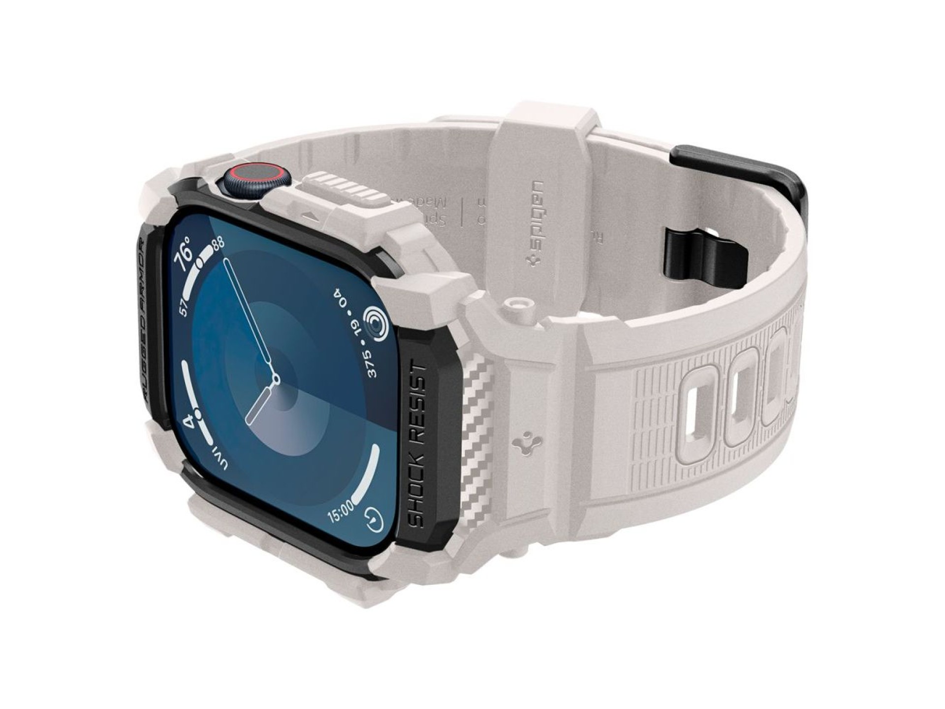 Correa Spigen Rugged Armor “Pro” para Apple Watch 10 (46 mm) - Beige