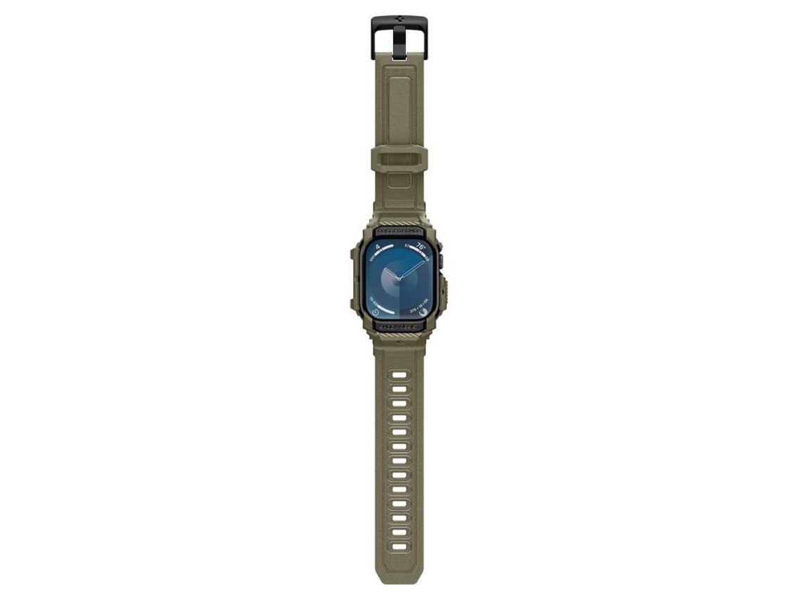 Correa Spigen Rugged Armor “Pro” para Apple Watch 10 (46 mm) - Verde